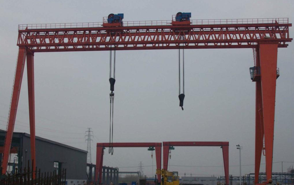 MG雙梁100t龍門吊的防脫軌原理，MG雙梁100t龍門吊的防脫軌裝置安裝方法